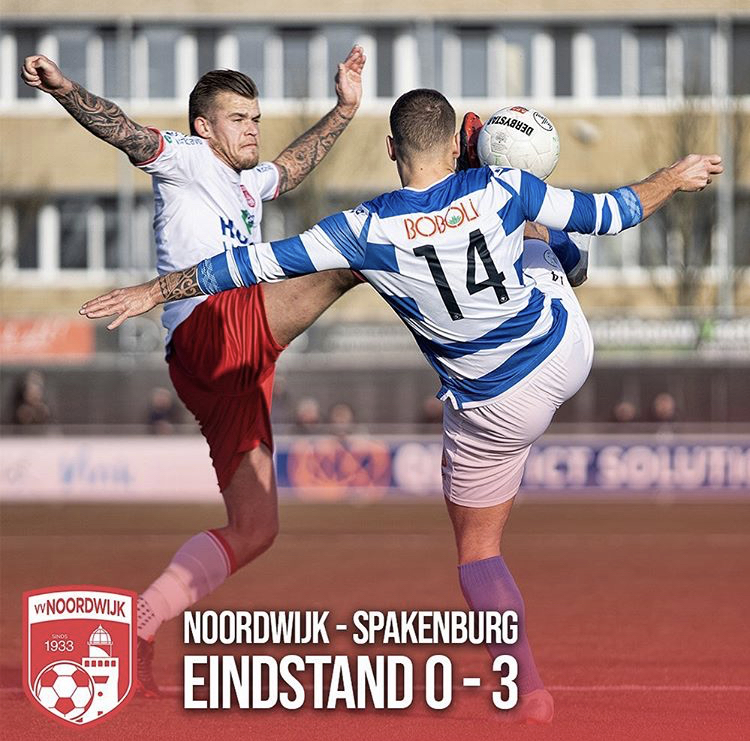 Noordwijk stelt wederom teleur tegen Spakenburg