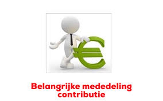 Algemene Ledenvergadering akkoord met contributie verhoging.