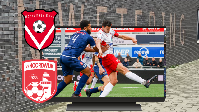 Harkemase Boys - vv Noordwijk livestream in kantine