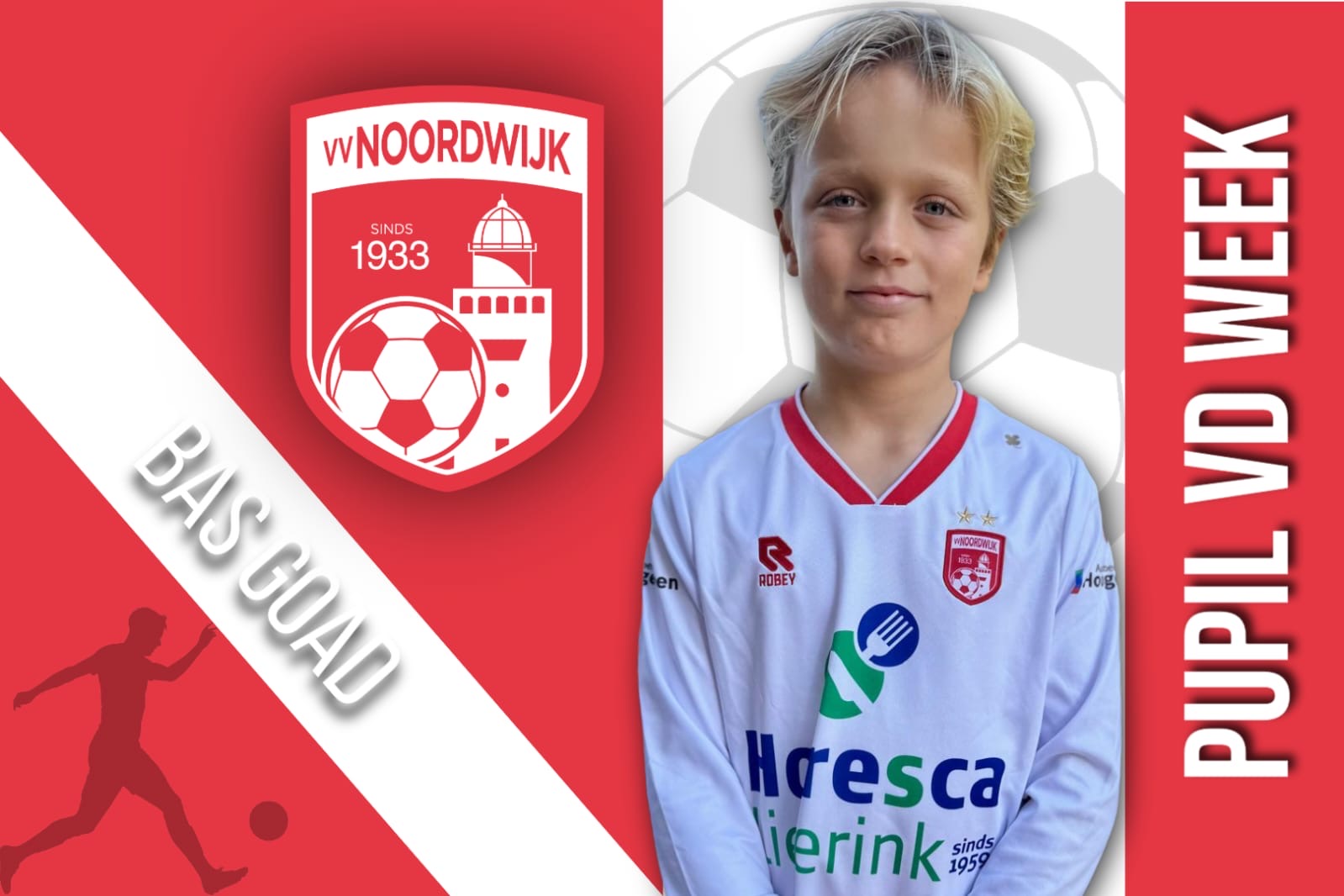 In de spotlight! - Bas Goad is 'Pupil van de week' op zaterdag 24 oktober 2026