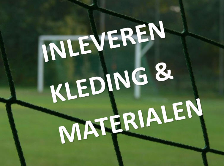 Inleveren teamtassen, wedstrijdballen en sleutels op 24 en 27 juni