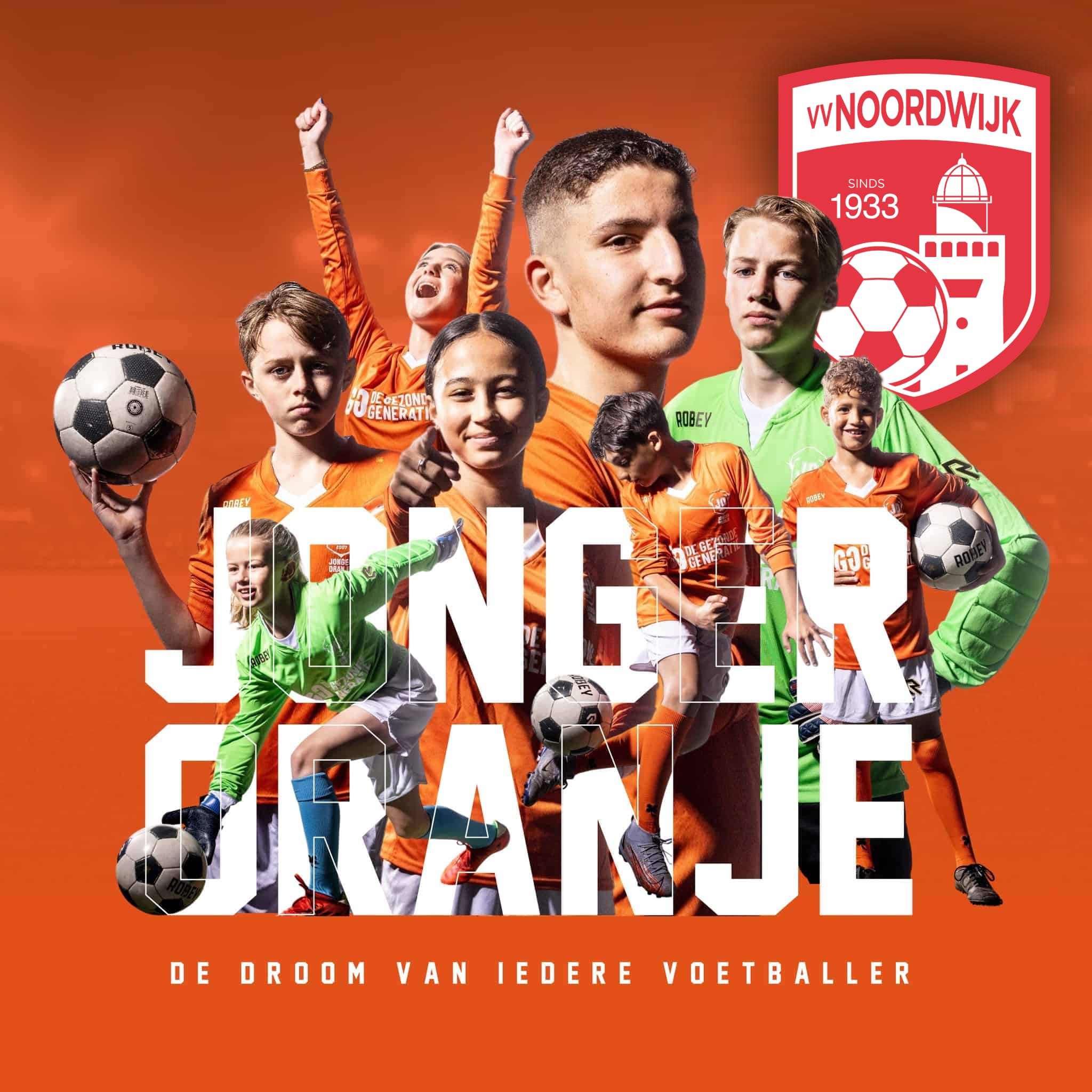 Jonger Oranje talentendag komt naar vv Noordwijk