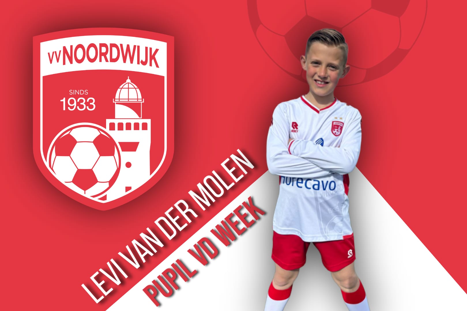 Levi van der Molen is Pupil van de Week op zaterdag 25 april 2026