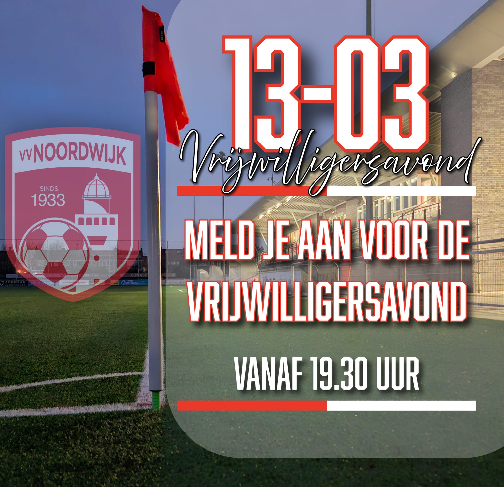 Meld je aan voor de Vrijwilligersavond op vrijdag 13 maart!