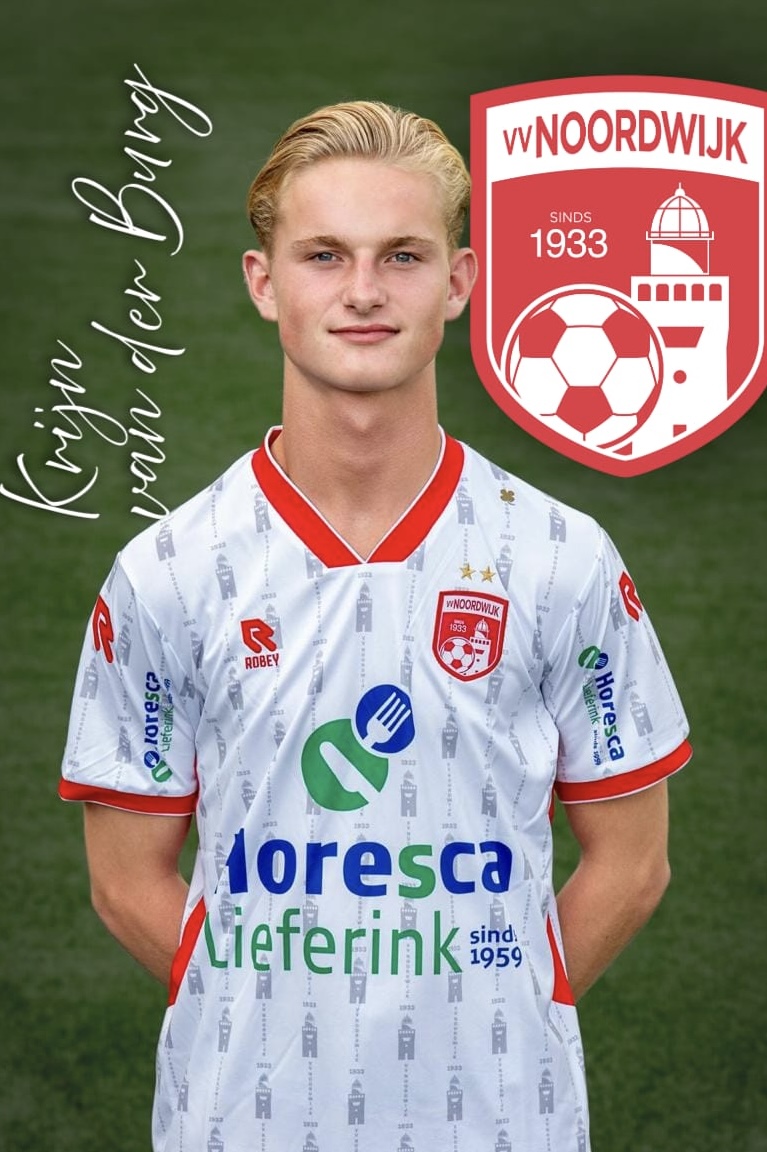 Noordwijkse jeugdspeler Krijn van der Burg volgend seizoen bij de eerste selectie
