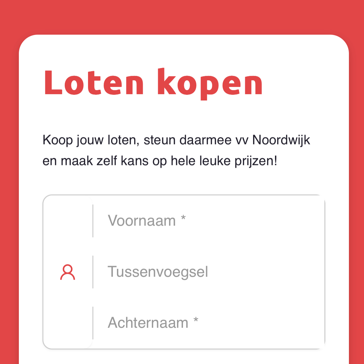 Online vv Noordwijk loterij nog in volle gang
