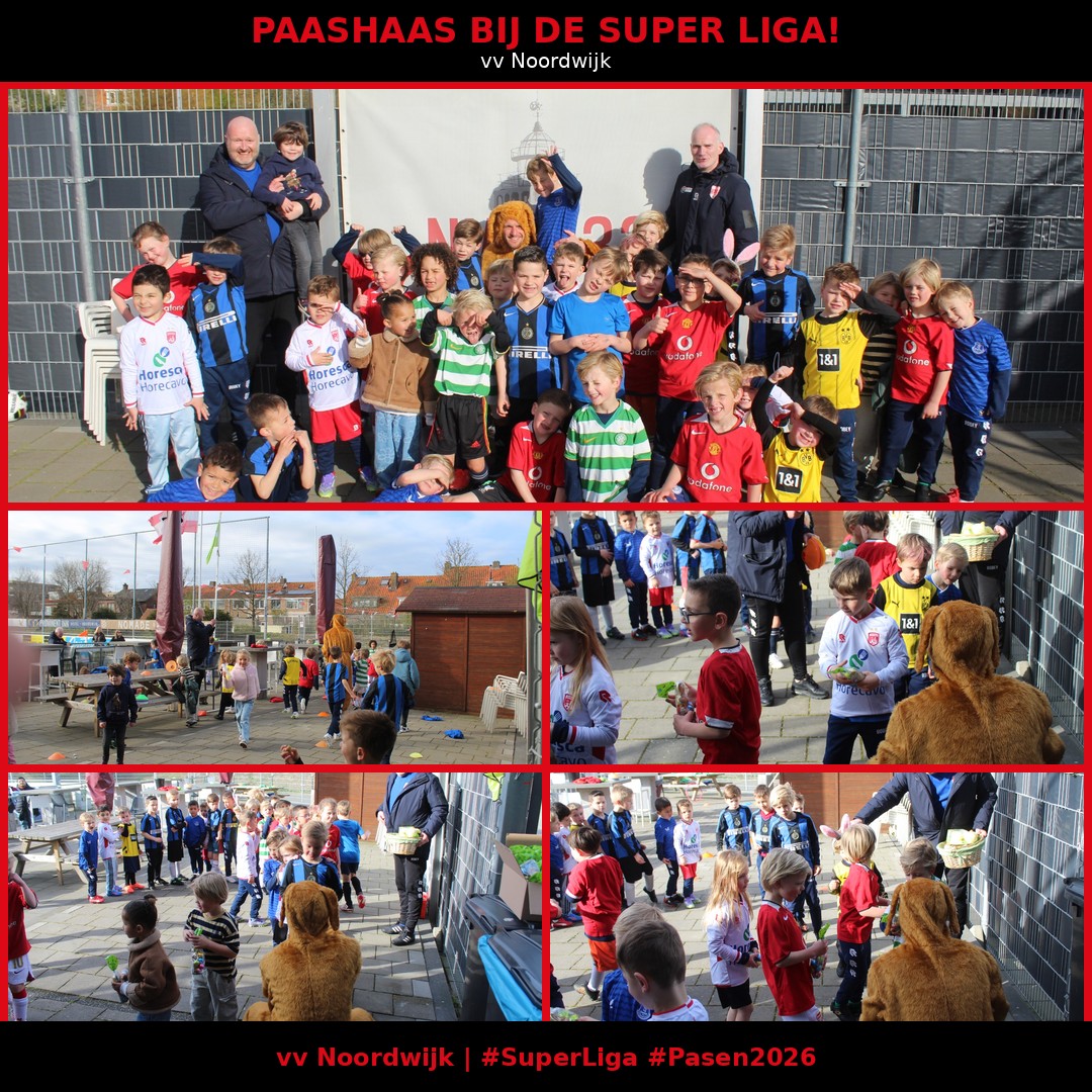 Paashaas op bezoek bij de Super Liga! 🐰