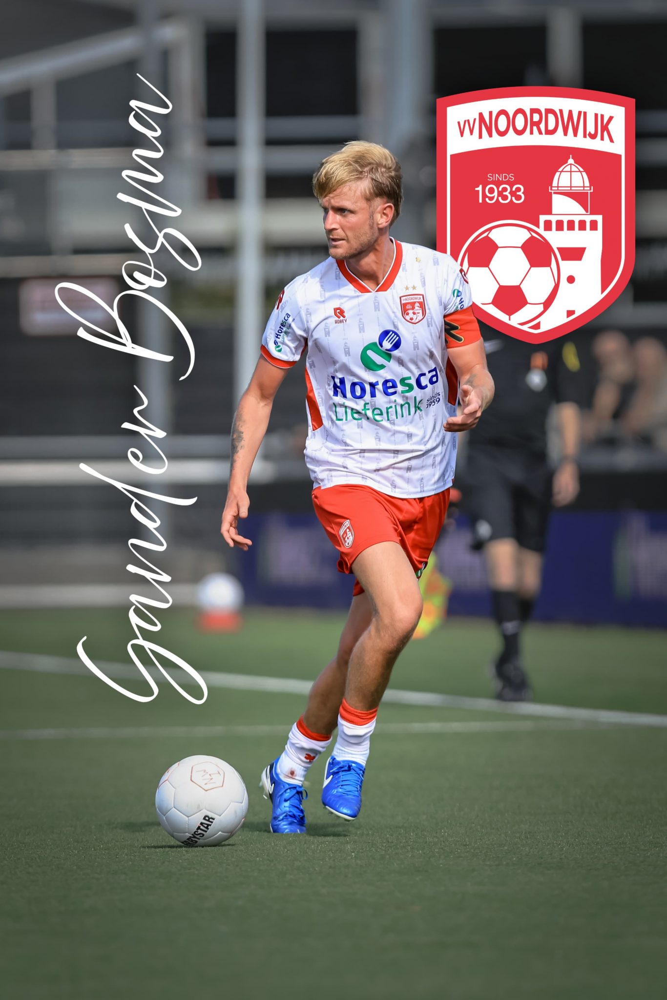 Sander Bosma blijft vv Noordwijk trouw