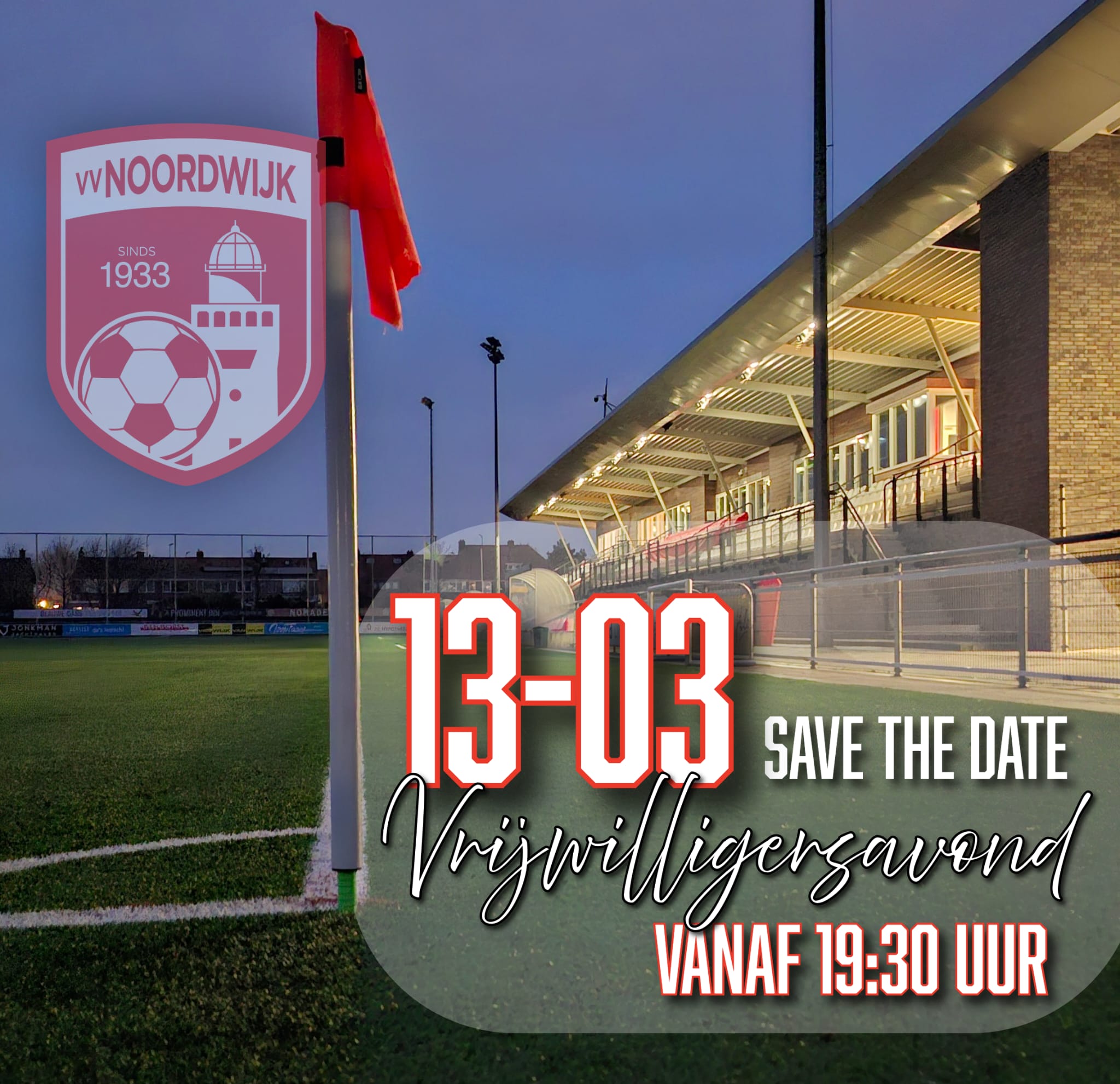 Save the date - vrijwilligersavond