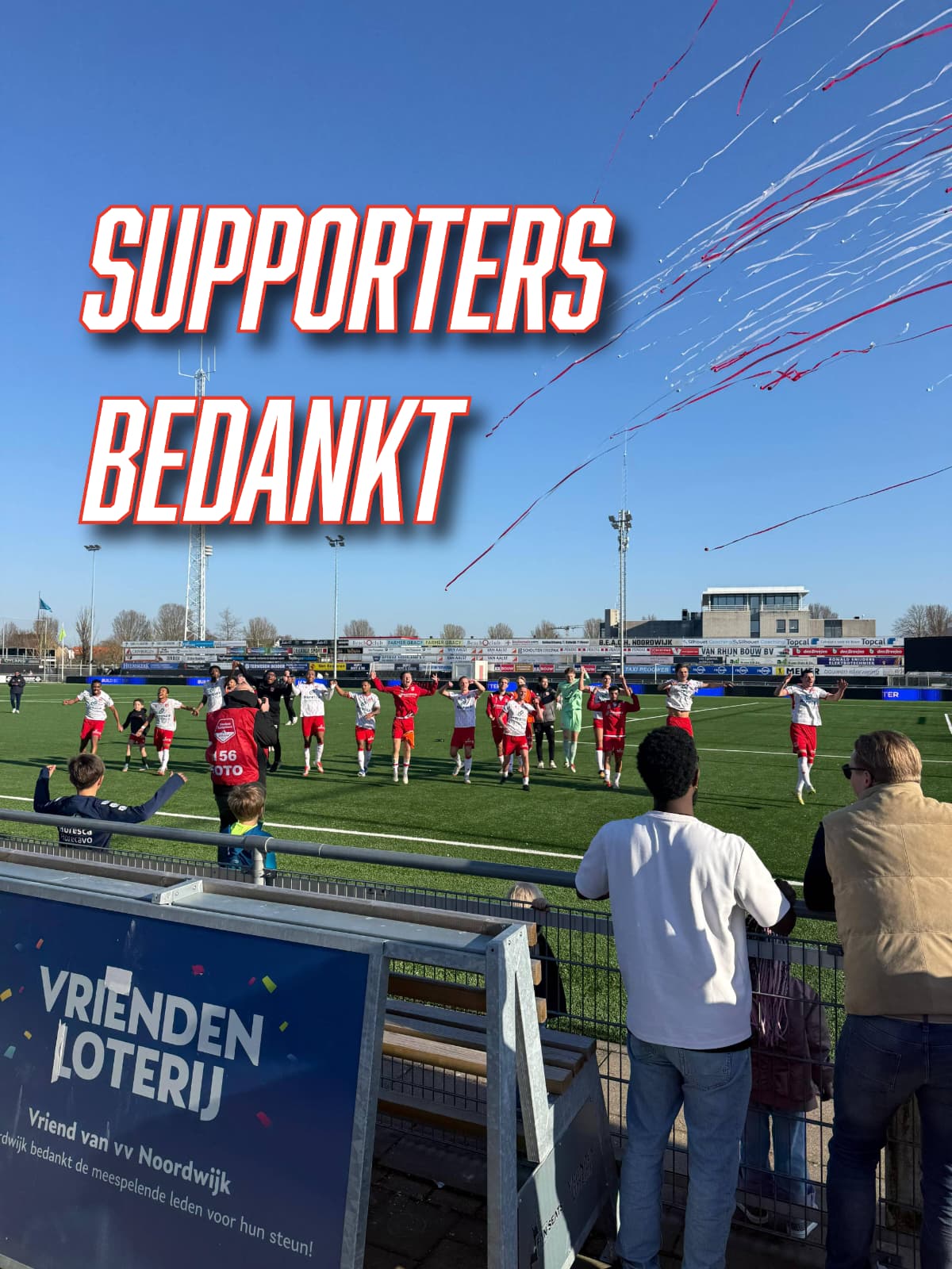 Supporters bedankt!