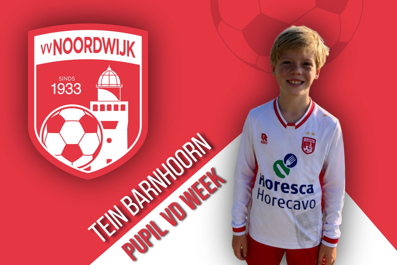 Tein Barnhoorn is Pupil van de week op zaterdag 9 mei 2026