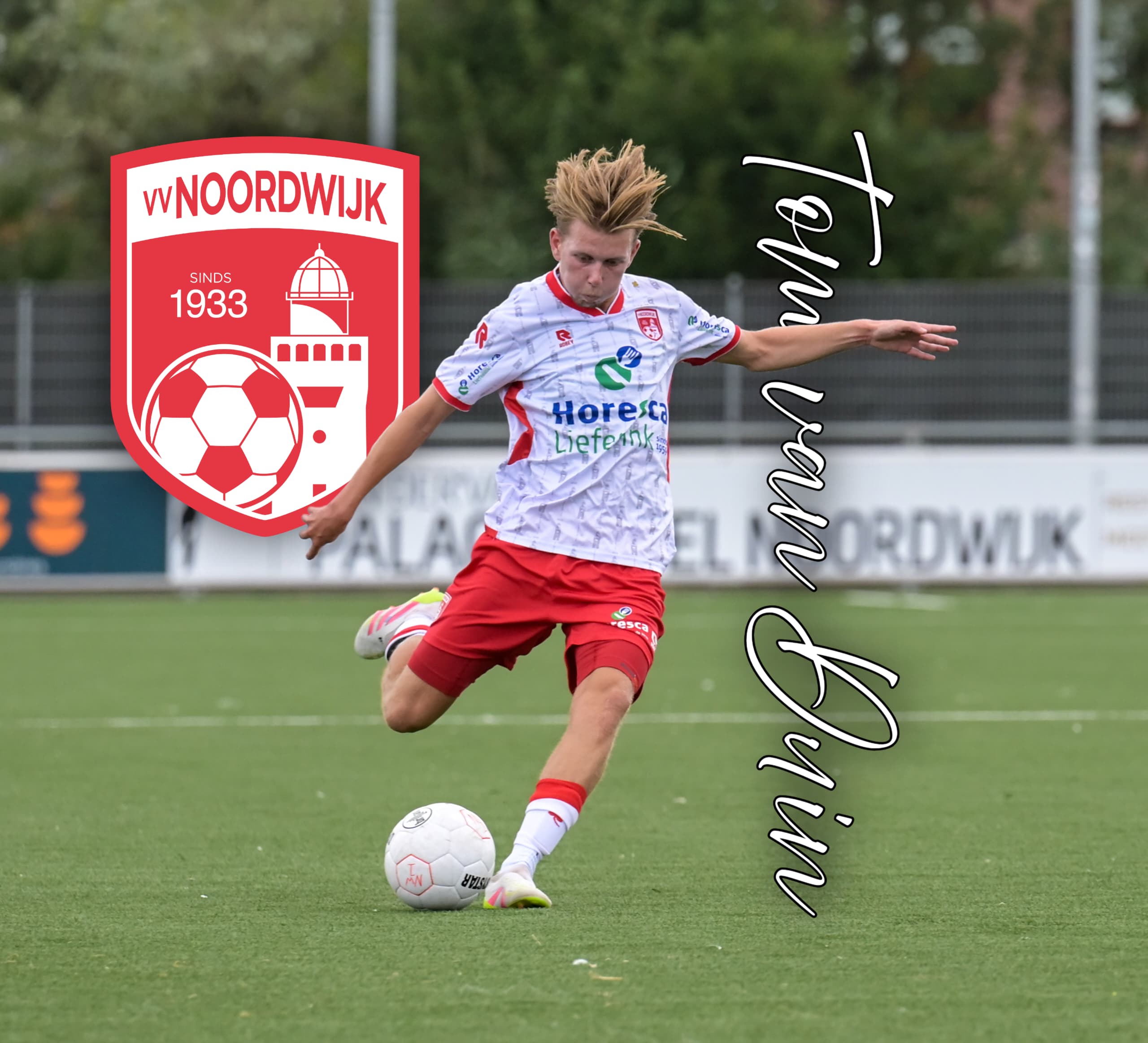 Tom van Duin langer bij 'zijn' vv Noordwijk