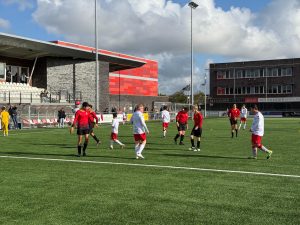 Zaterdag een prachtige voetbaldag op de Duinwetering.